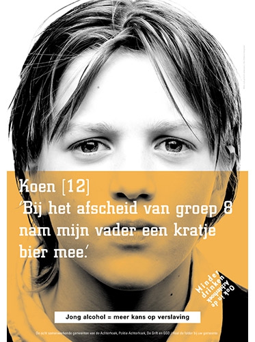 poster voor alcoholcampagne GGD