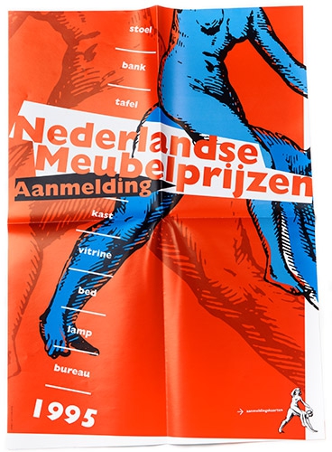 poster voor aanmelding Nederlandse Meubelprijzen 1995