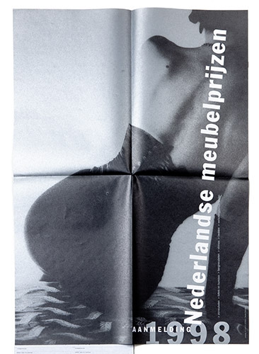 poster voor aanmelding Nederlandse meubelprijzen 1998